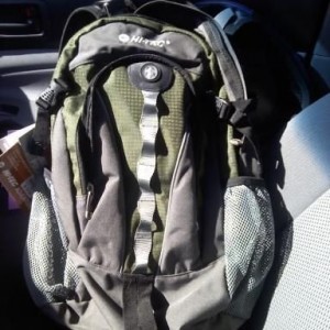 Not bad for thirty bucks. New biking hiking bag