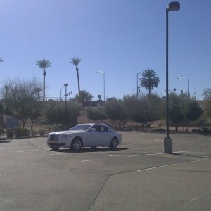 Rolls Royce in the Charelstons parking lot today.