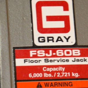 Gray Floor Jack FSJ 60B