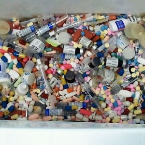 A junkies dream. Clonazepam, thorazine, soma, ambien, kadian, exalgo, dilau