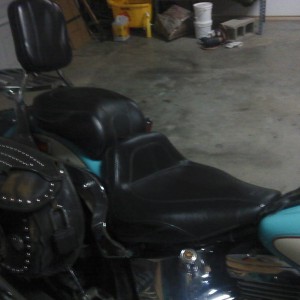 Motorcycle Seat without backrest