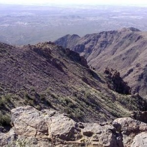 Picture from the top of the Superstition Mtns. 10.5 hour hike, 14.5miles ou
