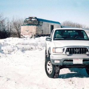 up by the tracks