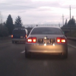 Its "swager"aka mr douche bag hahaha.