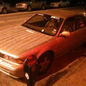 This car has every name of every soldier that died in afganhistan and Iraq