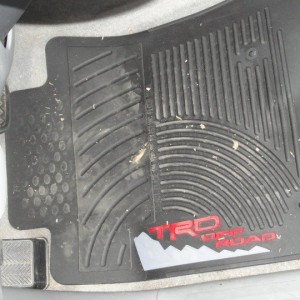 TRD floor mat