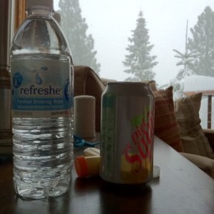 :puke: have the flu in tahoe.... And yes that is white fluffy snow pounding