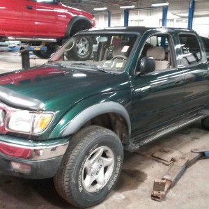 01 Green Tacoma TRD Double cab 4x4