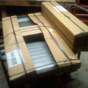 Belly pan and X-member got here today! :woot: