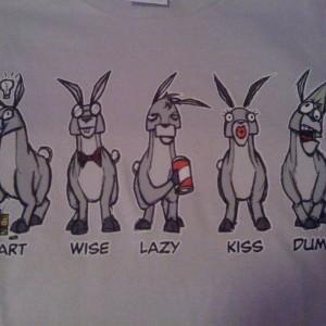 New shirt. What kind of ass are you?