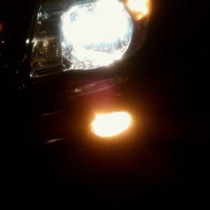 $5 Glass Stainer looks good at night