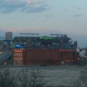 View from my hotel room