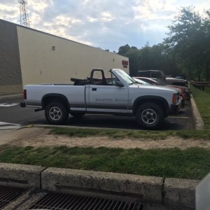 Don't often see a factory convertible pick up truck.