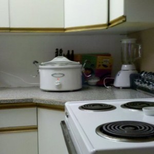 always awesome to come home to a loaded slow cooker