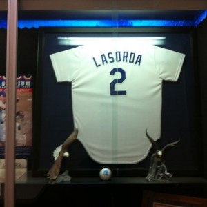 At the Lasorda field house.