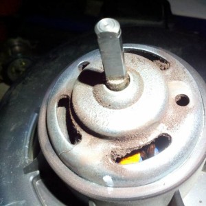 electric motor dust?