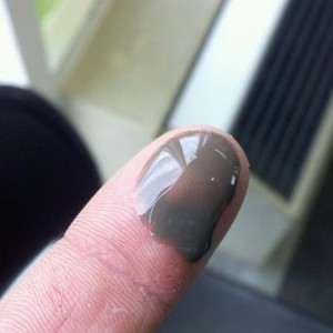 Diff oil is NOT supposed to look like this!
