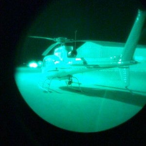 Just finished a check ride and playing with the NVG's