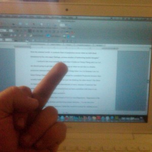 Only three paragraphs left.
