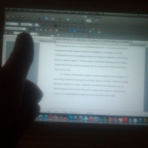 Paper completed...time for bed