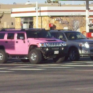 Really? A pink hummer?