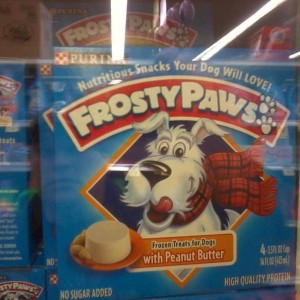 WTF? Frozen dog treats?