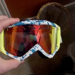 New snowboarding goggles. Brand new, 40 dollar score off craigslist. Yea!