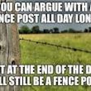 A Fence Post