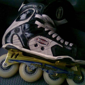 Got my skates out last night for the first time in like 6 years.