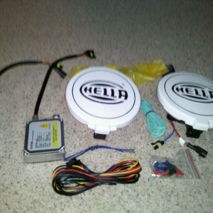 Hella 500s HID thanks GG lighting!