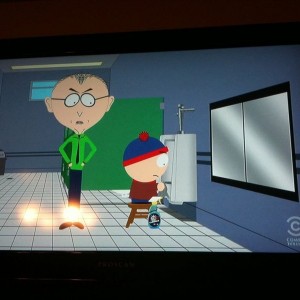 Makin dookie in the urinal is bad...Mmkay