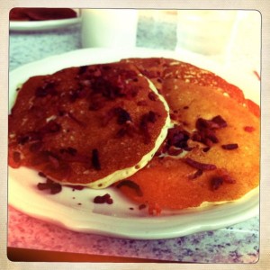 Bacon pancakes
