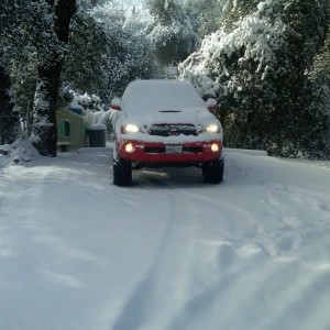 Can't forget my TITS contribution. Tacoma in the snow. Oh yeah
