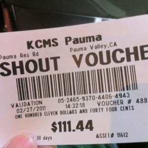 Put in a $20 came out with this.. :D