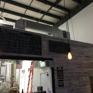 Black Hat Brewery Tap Board