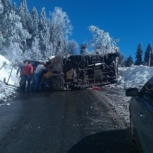 On the 18 towards big bear