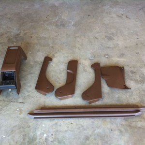 Interior pieces painted up