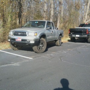 My awesome parallel parking job when i was late for class