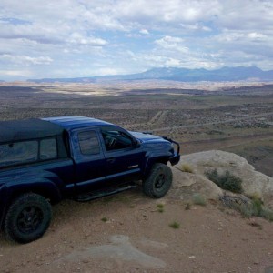 7 mile rim, moab