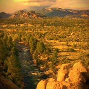 thinking of warm weather...camping spot along the arkansas
