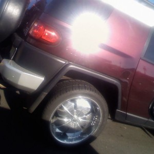 truck abuse with those fugly wheels