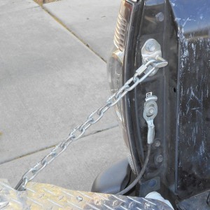 Chain Hanger Installed On Tailgate