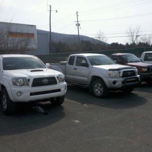 Beautiful picture at work. Mines on the left