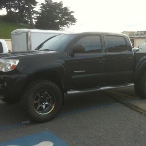 Tacoma on Gram Light 57 Maxs with titanium lip spotted by a friend of mine.
