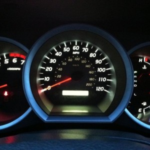 I got bored n finally did the cluster led swap...looks awesome :D