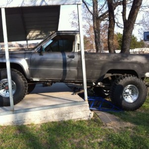 Here is the axle