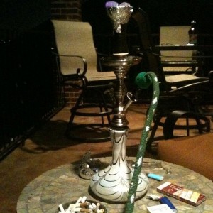 Fuck yeah! Finally bought a vase and got my hookah goin again
