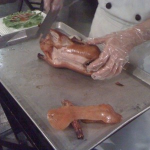 Peking roast duck