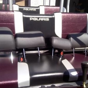 all but one headrest done. finished. Rear bench almost complete.