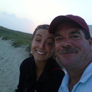 Kelsey Jane and I enjoying a Nantucket sunset